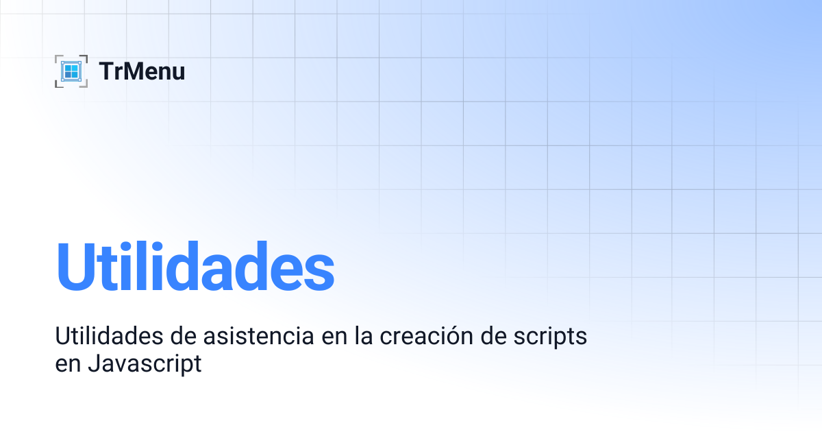 Utilidades | TrMenu